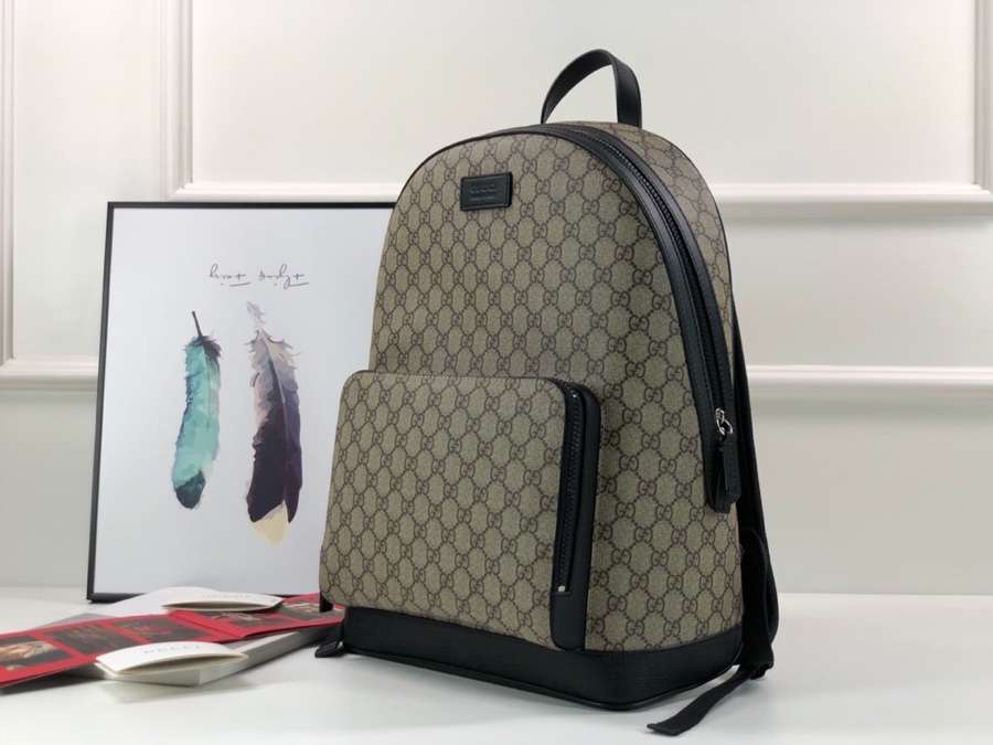 Gucci GG Supreme backpack Style 406370 KLQAX 9772 - Click Image to Close